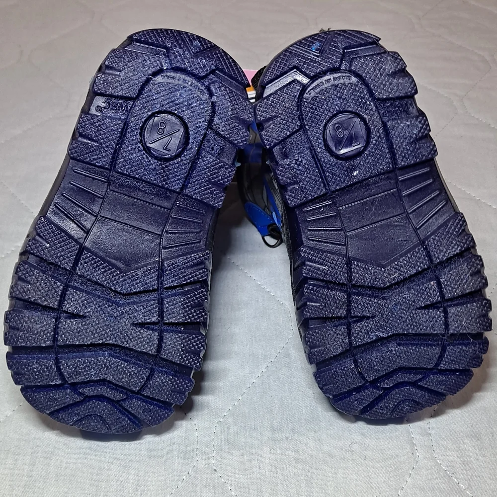 Members Mark Kid's Snow Boots Size 7/8 Blue/Black -10° Rating 